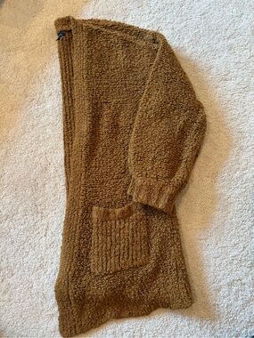 American Eagle Outfitters Camel Brown Chunky Knit Cardigan